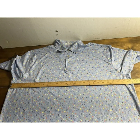 Peter Millar Summer Comfort Golf Polo Taquila Alcoholic’s Cocktails Mens 2XL - Picture 5 of 9